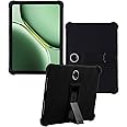 Case for Oneplus Pad 2/Pad Pro 12.1 inch 2024 New Tablet PC Android 14- Soft Silicone Shock Proof Lightweight Stand Rubber Shell Protective,Kids Friendly Soft Silicone Adjustable Stand Cove,Black