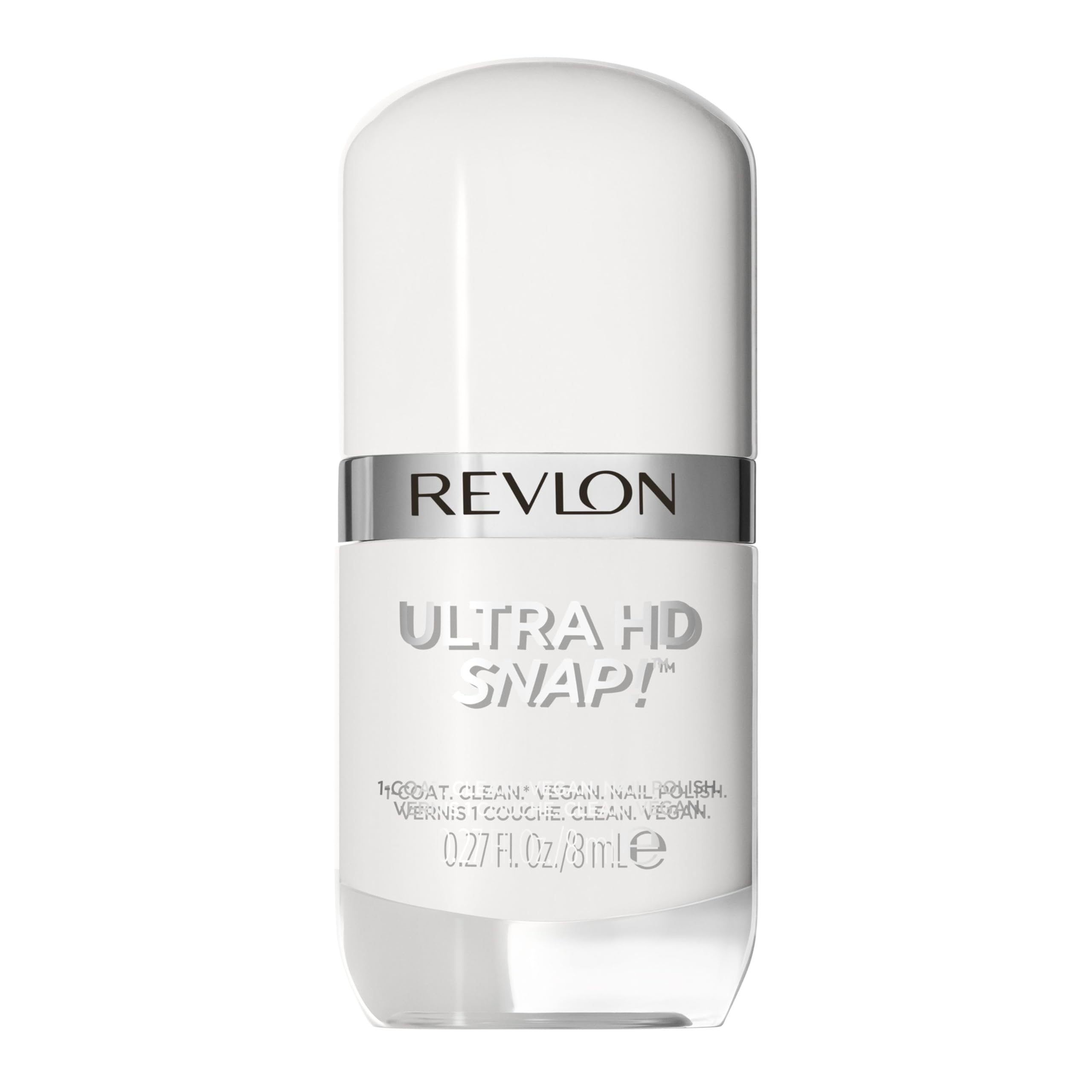 Revlon Ultra HD Snap Nail Polish, Long Lasting Vegan Formula, Quick Drying and One-Coat Full Coverage Colour (8 ml) Early Bird (001) Unisex