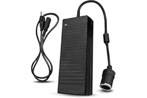 PNYZIK 180W AC to DC Converter 110V-240V to 12V/15A Converter for Car Inflator Pump Refrigerator Vacuum Cleaner Fan, Cigarette Lighter Socket AC to DC Power Supply Adapter