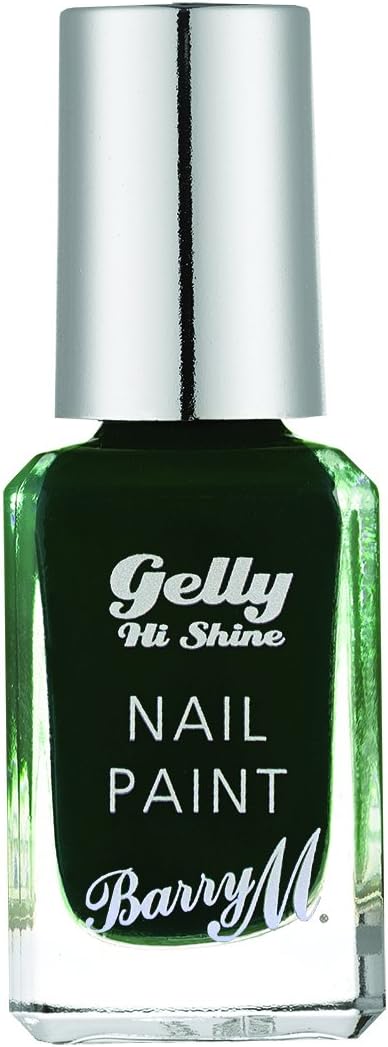 Barry M Gelly Nail Paint Black Pistachio Midnight Gellies Nails Polish
