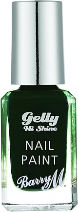 Barry M Gelly Nail Paint Black Pistachio Midnight Gellies Nails Polish