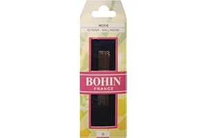 Bohin Milliners Hand Needles, Size 9, 15 Per Package