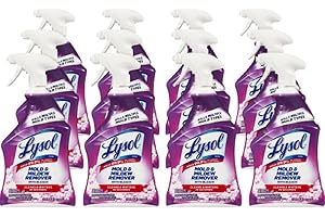 Lysol Bathroom Cleaner Spray with Mold and Mildew Remover, Bleach, 32 oz (Pack of 12)