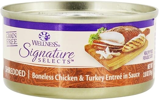 wellness shredded cat food