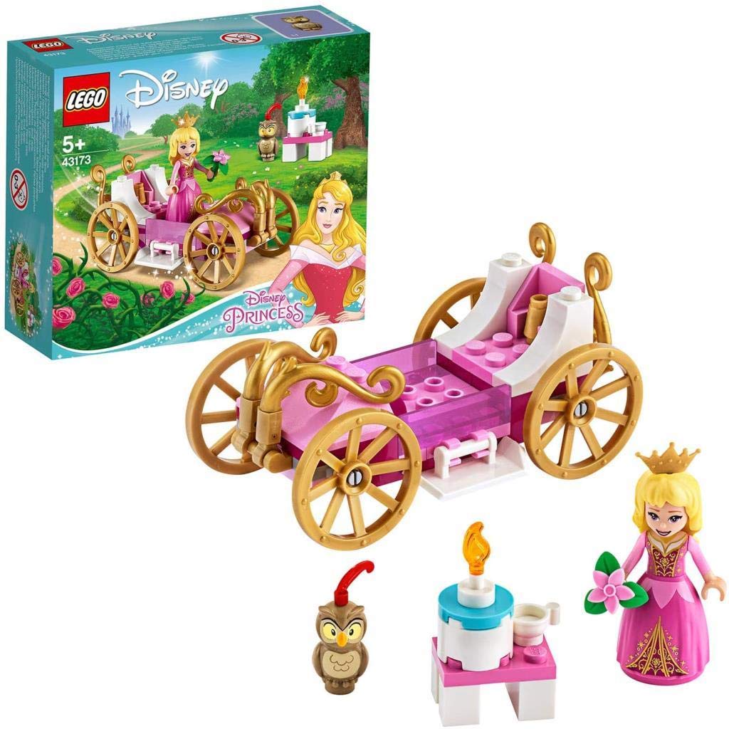 LEGO 43173 Disney Princess Aurora's Royal Carriage Playset, Sleeping Beauty Toy