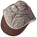 Women's Tweed Military Cadet 3 Button Hat W/Floral Lining (One Size)