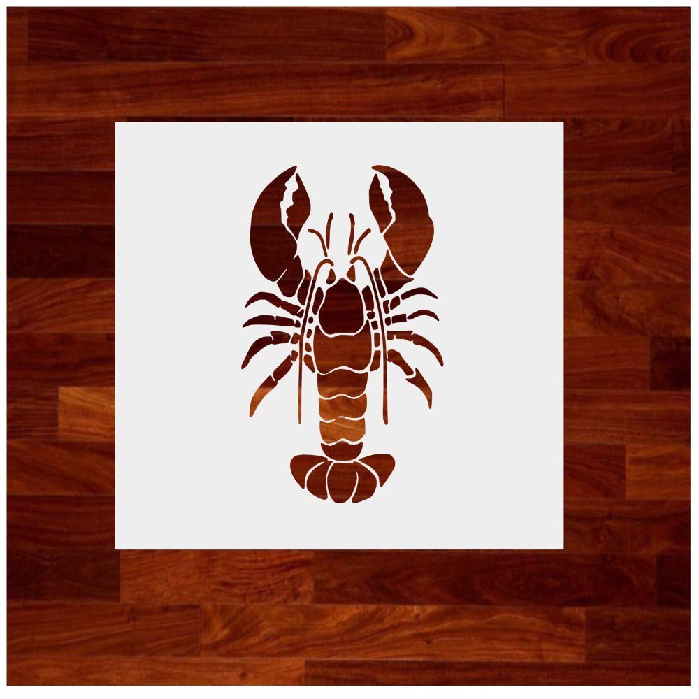 Amazon.com: Lobster ~Stencil ~ Multiple Sizes ~ Custom Stencil: Handmade