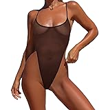 EASYLONGJEE Cute One Piece Swimsuit for Women
