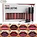 Coosa Liquid Lipstick Makeup Set Non-Stick Cup Lip Gloss Velvet Matte Waterproof Cosmetic Long Lasting Lipsticks (10 PCS)