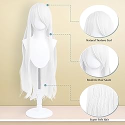 UTIEHD 100cm / 40 Inch Long Wig, Universal Anime
