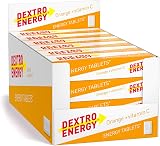 Dextro Energy Orange Tablets 24 Pack 47g Vegan Fast Acting Carbs Vitamin C