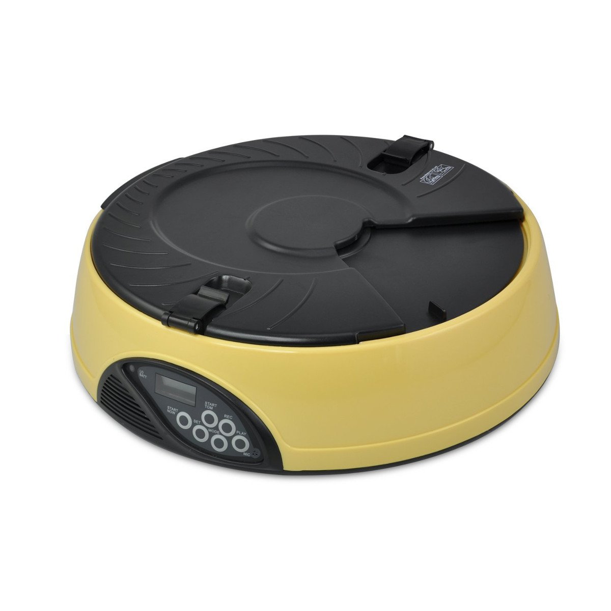 Kct 6 Meal Day Automatic Pet Feeder Yellow 1540893166 54331