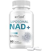NAD Supplement with Liposomal Resveratrol – 900mg NAD Booster with Quercetin Phytosome for Energy, Focus & Healthy Aging – Cellular Support for Adults 30+ – 80 Capsules, 40-Day Supply