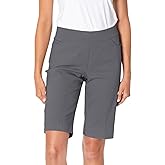 SLIM-SATION Women's Golf Wide Band Pull On Short with Real Pockets