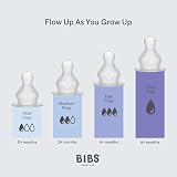 BIBS Baby Glass Bottle 240ml Anti-Colic Vented Teat Sage view 6