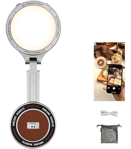 Amazon.com: Sol 5 Magnetic Selfie Light Travel Kit MagSafe