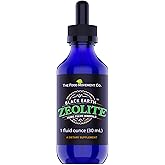 Black Earth Zeolite with Humic Fulvic Acids Trace Minerals for Adults and Kids for Detox, Gut Health and Immune Support - 1oz Liquid Drops Supplement