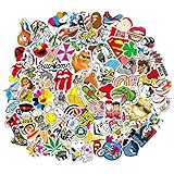 Sticker 200 Pcs Vinyl Waterproof Stickers Laptop Luggage Stickers Skateboard Guitar Travel Case Graffiti Sticker Door Car Motorcycle Bicycle Stickers Teens Adults Girls Boys (200 pcs)