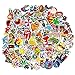Sticker 200 Pcs Vinyl Waterproof Stickers Laptop Luggage Stickers Skateboard Guitar Travel Case Graffiti Sticker Door Car Motorcycle Bicycle Stickers Teens Girls Boys (200 pcs)