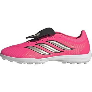adidas League Fold-Over Tongue Turf Soccer Cleats - Red, White