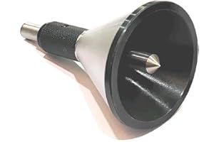Engineer Machinist Bell Punch Hand DIY Tool for Center Finding on a Round Bar- Accurate & Precise (Metal, BIG)