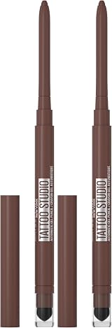 Maybelline Tattoo Liner Smokey Gel Pencil 40 Smokey Brown Pack of 2