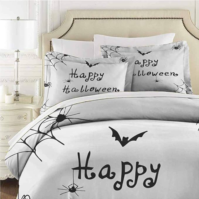 Spider  Bedding Set Comforter Set Bed 3 Pieces (1 Duvet Cover + 2 Pillow Shams