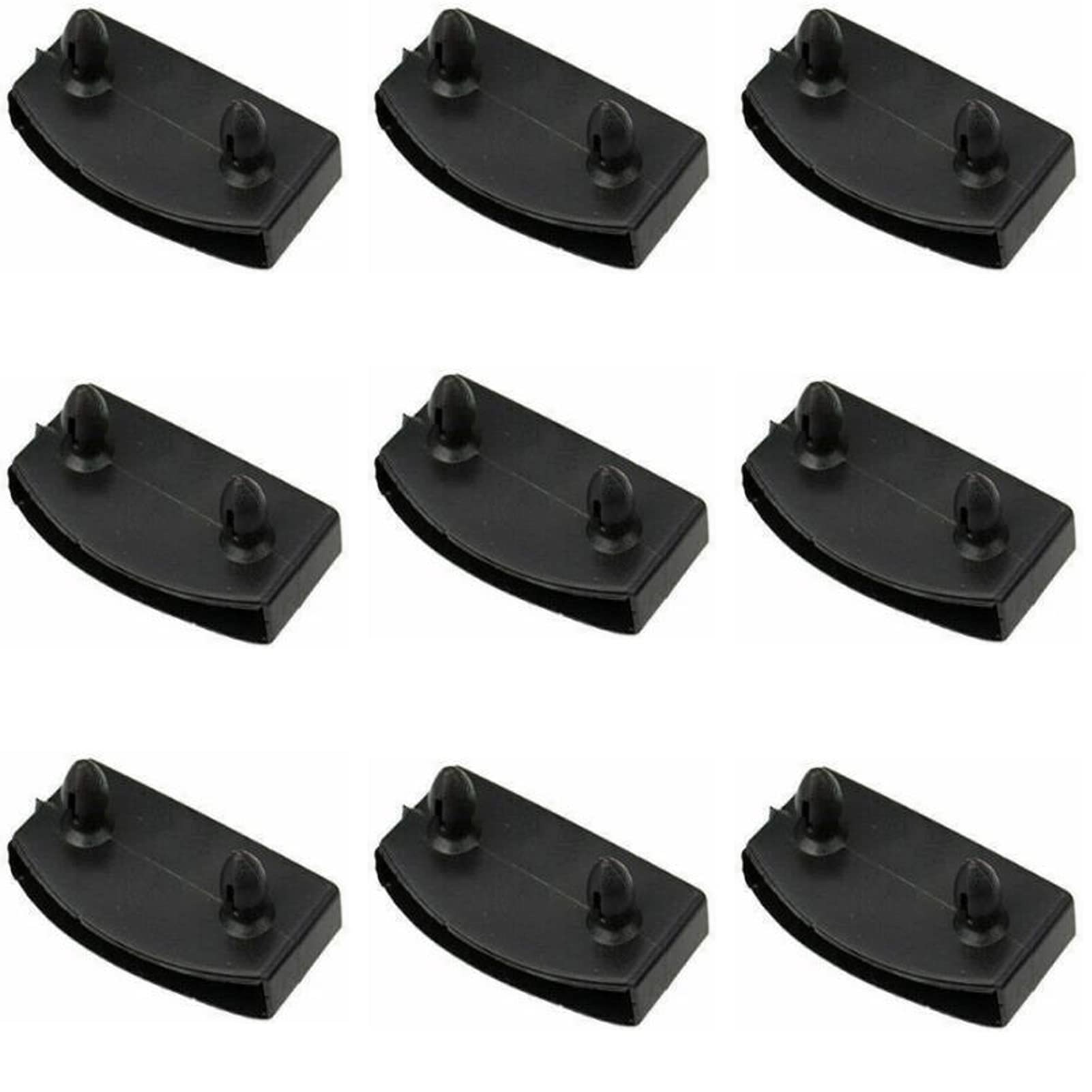 XIAONAN 55-56mm Plastic Bed Slat Caps,24pcs Plastic End Caps Holders,Bed Side Slat Bracket Cover,Replacement Plastic Bed Slat Holders Kits Bundles,for Single and Double Beds