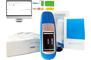 VTSYIQI Gloss Meter 60 Degree Gloss Tester Single Angle Portable Gloss Tester Meter with 60 Degree Measuring Range 0 to 1000G