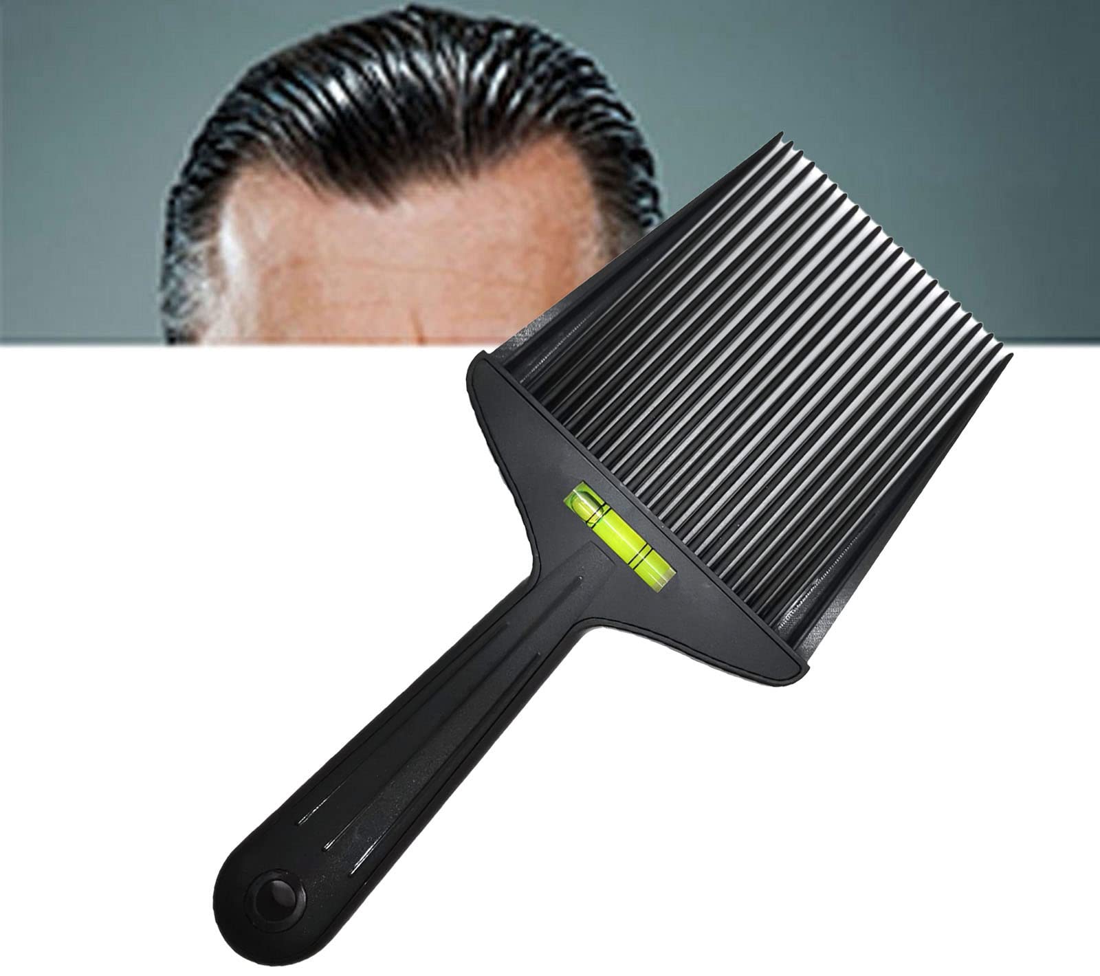 Flat Top Guide Comb for Men, Haircut Level Comb, Dual-Ended Flat Top Comb Hair Combs, Barber Hair Comb with Accurate Water Levelling System