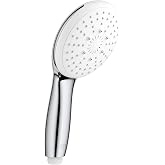 GROHE 26758002 Tempesta Hand Shower, 3-Spray, Round, 1.75 GPM, StarLight Chrome