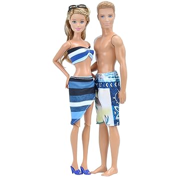 trajes de baño para muñecas con globos