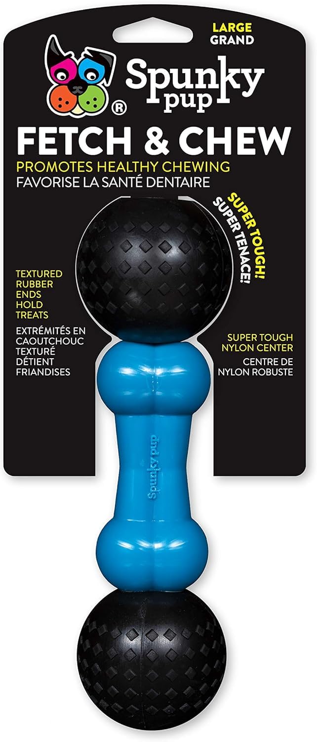 Spunky Pup Fetch and Chew Bone, Large