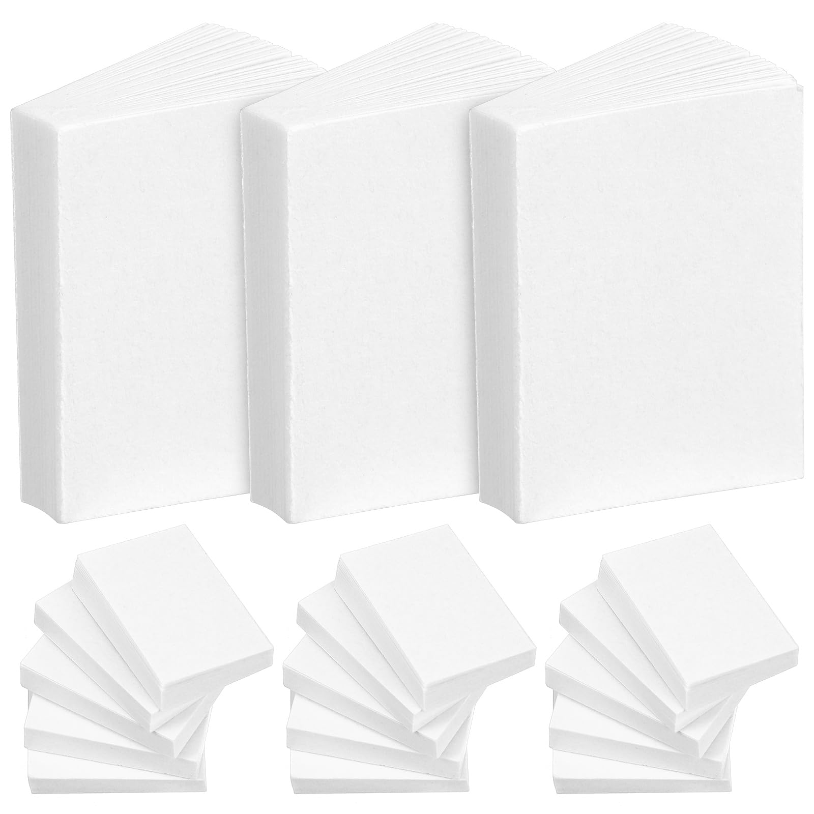 Photo 1 of Miniatures Dollhouse Books Blank Page, 50pcs 1: 12 Miniature Blank Books, Mini Books Dollhouse Model Decoration for Dollhouse Bookshelf Decoration
