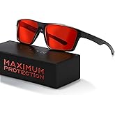 Titan Gaming Glasses, Blue Light Blocking, Night Driving Glasses for Men, Computer Protection Christmas Gift for Gamers