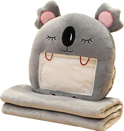 Amazon Com Plush Stuffed Animal Toys Throw Pillow Blanket Set