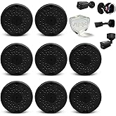 ABS Plastic Security Camera Junction Box Camera Bracket Outdoor, 8Pack | Waterproof Security Camera Mount Hide Cable Junction Boxs for Arlo Solar Panel Flip Cover Cable Video Surveillance