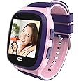 4G Kids Smart Watch GPS Tracker - Smartwatch with Two Way Call Video Calling 7 Puzzle Games Voice Chat SOS School Mode Pedometer Geo-Fence Touch Screen Alarm Clock Smartwatches for Boys Girls