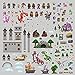 Dragon Reusable Kids Decorative Peel & Stick Wall Decals - Art Decore (165 Decals!)