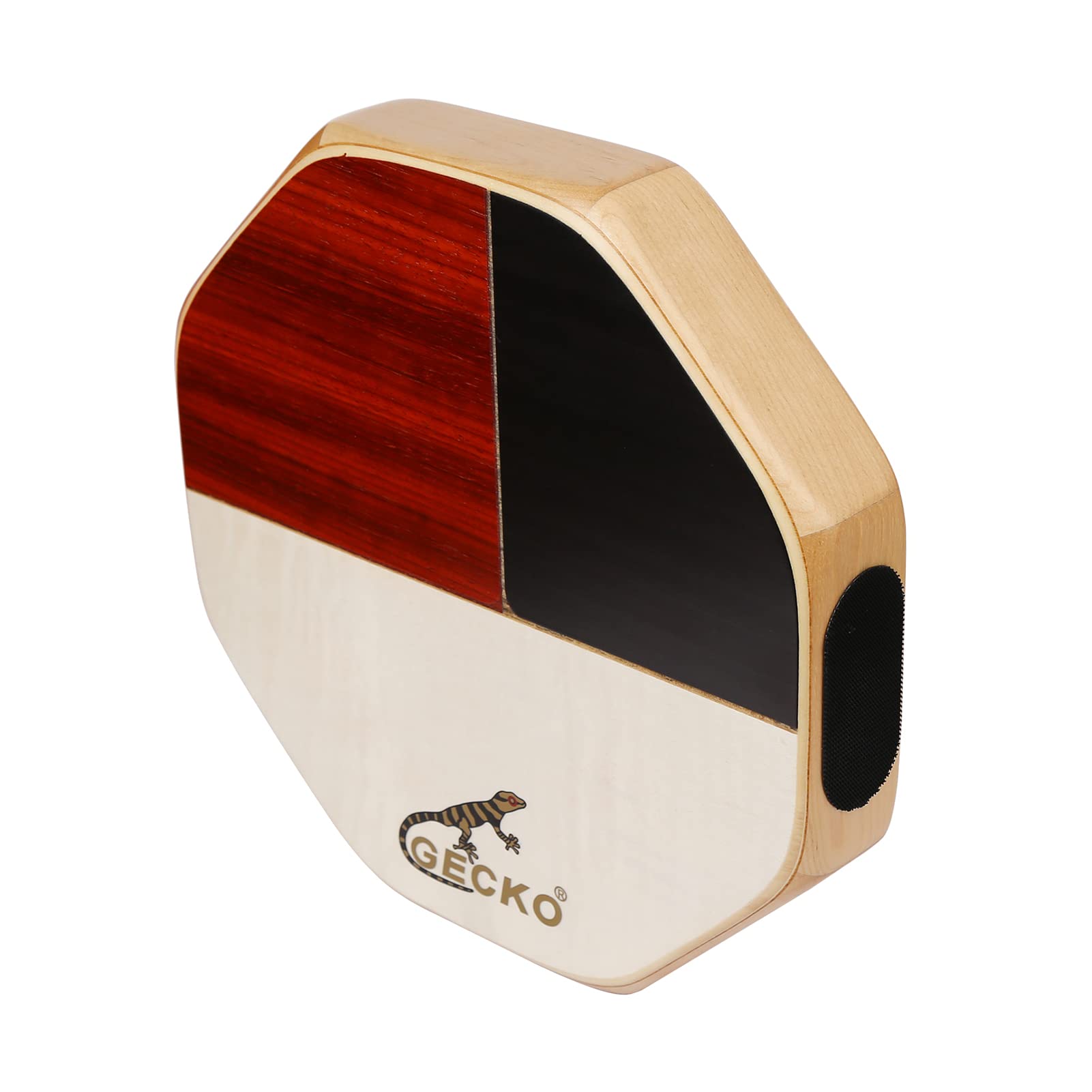 SHUAIGUO SD6 Cajon Hand Drum Cajon Drum Percussion Instrument with Carrying Bag Portable for Travel Camping, Wood Color