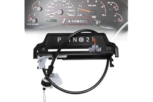 COOL STAR XL3Z-7A110-AA Gear Shift Indicator Assembly Compatible with Ford F-250 1999 2000 2001 2002 2003 Indicator Selector Cable Replace XL3Z7A110AA