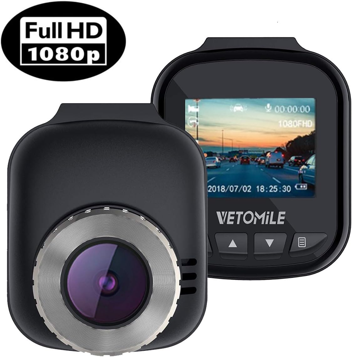 vetomile Mini Car Camera 1080P Full HD Car Dash Cam Amazon.co.uk Electronics