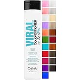 Celeb Luxury Intense Color Depositing Colorconditioner Conditioner + BondFix Bond Rebuilder, Vegan, Sustainably Sourced Plant-Based, Semi-Permanent, Viral and Gem Lites Colorconditioners