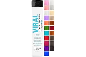 Celeb Luxury Intense Color Depositing Colorconditioner Conditioner + BondFix Bond Rebuilder, Vegan, Sustainably Sourced Plant-Based, Semi-Permanent, Viral and Gem Lites Colorconditioners