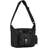 HUNTVP Messenger Bag Tactical Messenger Bag Men Canvas Shoulder Crossbody Military Laptop Bag for Work Outdoor Camping Hiking