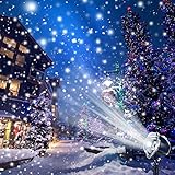 CREASHINE LED Outdoor Lights with Wireless Remote, Snowflake Projector Lights Waterproof Outdoor Landscape Lighting for Lawn, Patio, Yard, Garden, Walkway, Party
