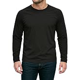 Decrum Baseball Raglan Shirt Men - Soft Sports Jersey Style Mens Long Sleeve tee Shirts