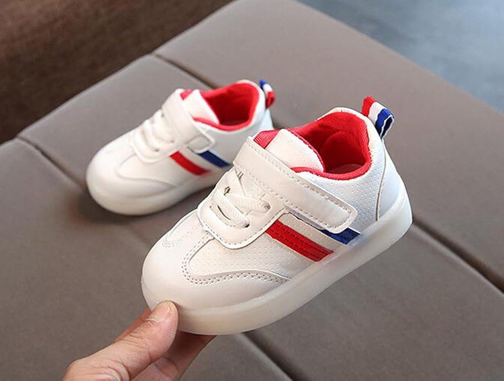Sneaker da Bambina Colorati Scarpe LED con Luci per Bambina Scarpe con Ruote per Bambini Sportive Illuminate Sneakers Scarpe con Ruote per Bambini Tennis Leggero Scarpe Regali per Bambini