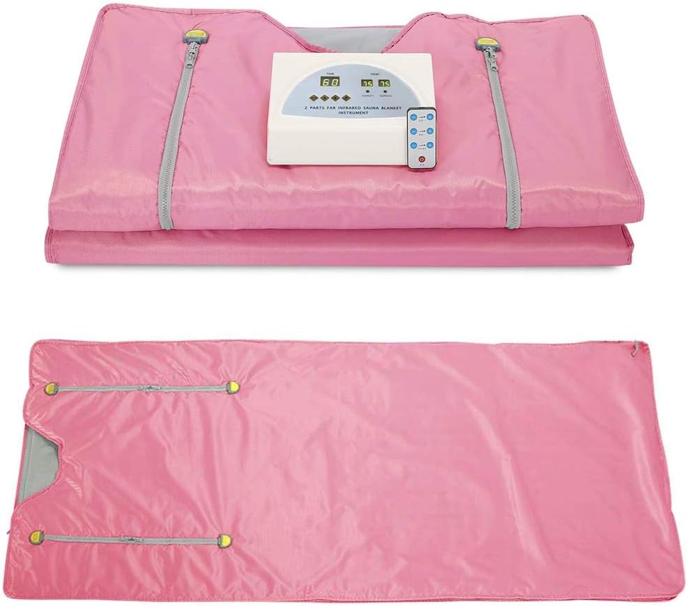 TOPQSC Sauna Blanket, 2 Zone Digital FarInfrared (FIR