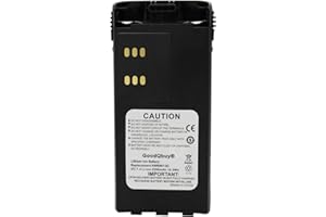 GoodQbuy 2500mAh Li-ion Battery Compatible with Motorola Radio HT750 HT1225 HT1250 HT1550 PR860 PRO5150 PRO7150 MTX850 MTX950 MTX8250 MTX9250 GP140 GP320 GP328 GP338 GP640 with Belt Clip